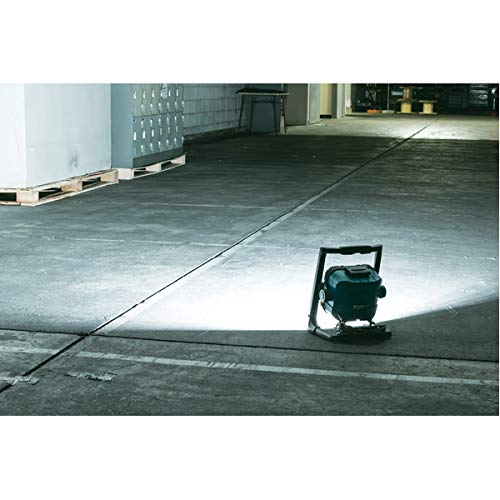 LED Baustrahler 14,4V 18V und 230V DEADML805 blau schwarz kabellos tragbares Arbeitslicht für Baustelle