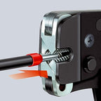 Selbsteinstellende Crimpzange 0,08 bis 16 mm² Presszange zum Verpressen von Aderendhülsen 97 53 09