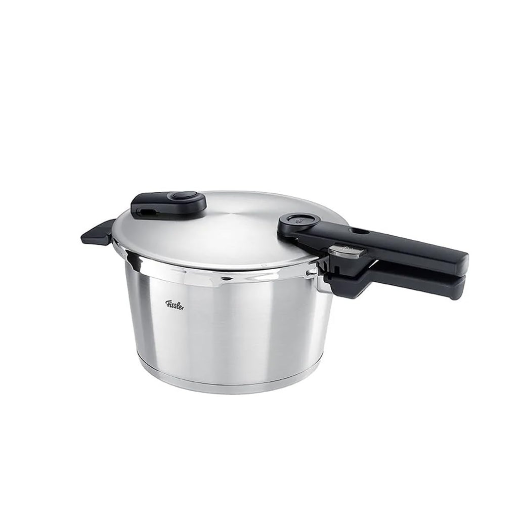 Vitaquick Premium Schnellkochtopf 4,5 L 22 cm mit Einsatz Edelstahl 2 Garstufen Induktion