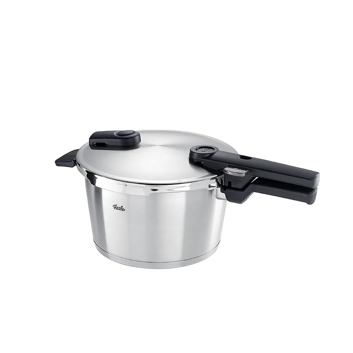 Vitaquick Premium Schnellkochtopf 4,5 L 22 cm mit Einsatz Edelstahl 2 Garstufen Induktion