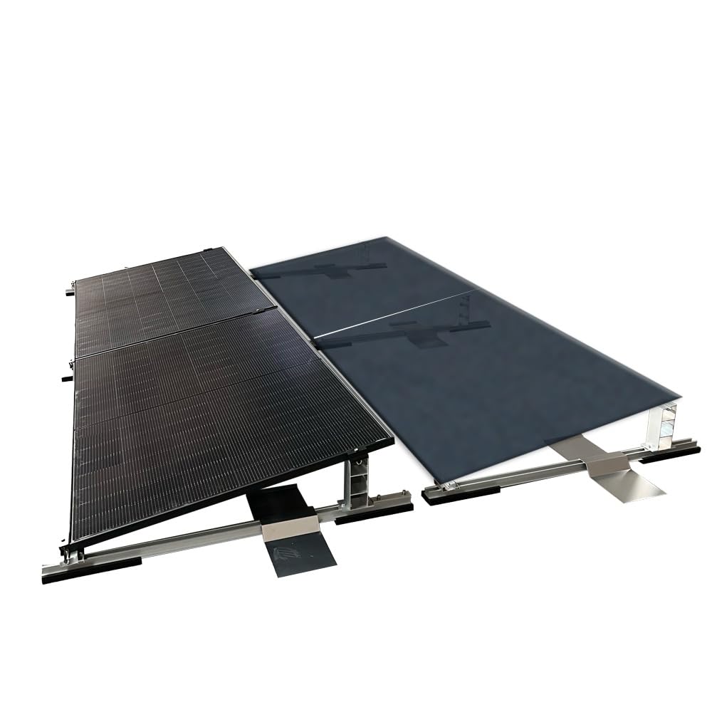Solar Halterung Flachdach Ballast Montageset Dachbefestigung für 4 Solarmodule Photovoltaik