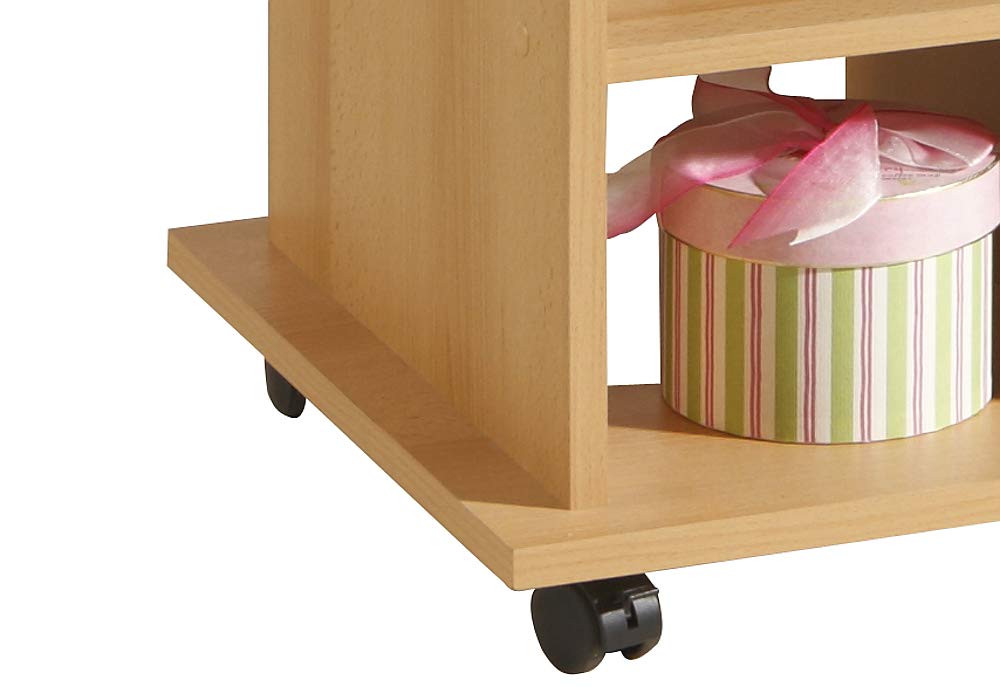 Funktionscouchtisch Babsi Buche höhenverstellbar ausziehbar Couchtisch Wohnzimmertisch mit Höhenverstellung