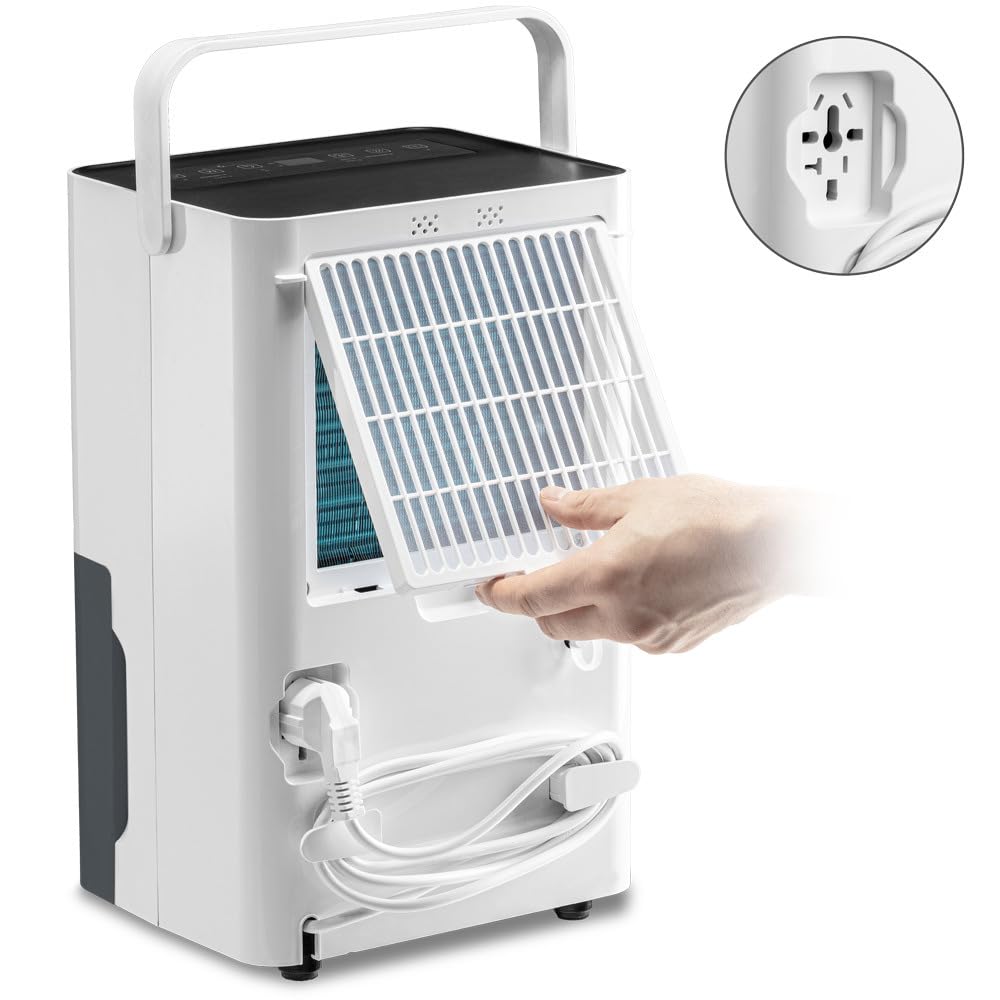 TTK 33 E Luftentfeuchter 14 L pro Tag für Räume bis 15 m² bzw 37 m³ ideal und leise für Wohnräume