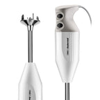 Stabmixer 90310 M 122 S weiß mit Zubehör 10000 bis 16000 Upm 140 Watt Ergonomisches Griffdesign Twinschalter