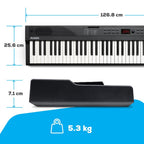 Recital Play 88 Tasten Digital Piano Keyboard Bundle für Anfänger und Fortgeschrittene mit Zubehör