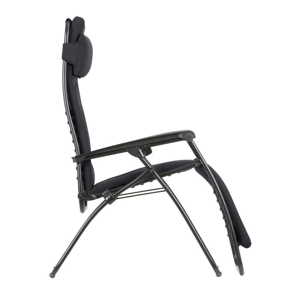 Gepolsterte Zero Gravity Relaxliege Garten Rsx Clip AirComfort Schwarz Acier LFM2058_6135 5 Jahre Garantie
