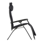 Gepolsterte Zero Gravity Relaxliege Garten Rsx Clip AirComfort Schwarz Acier LFM2058_6135 5 Jahre Garantie