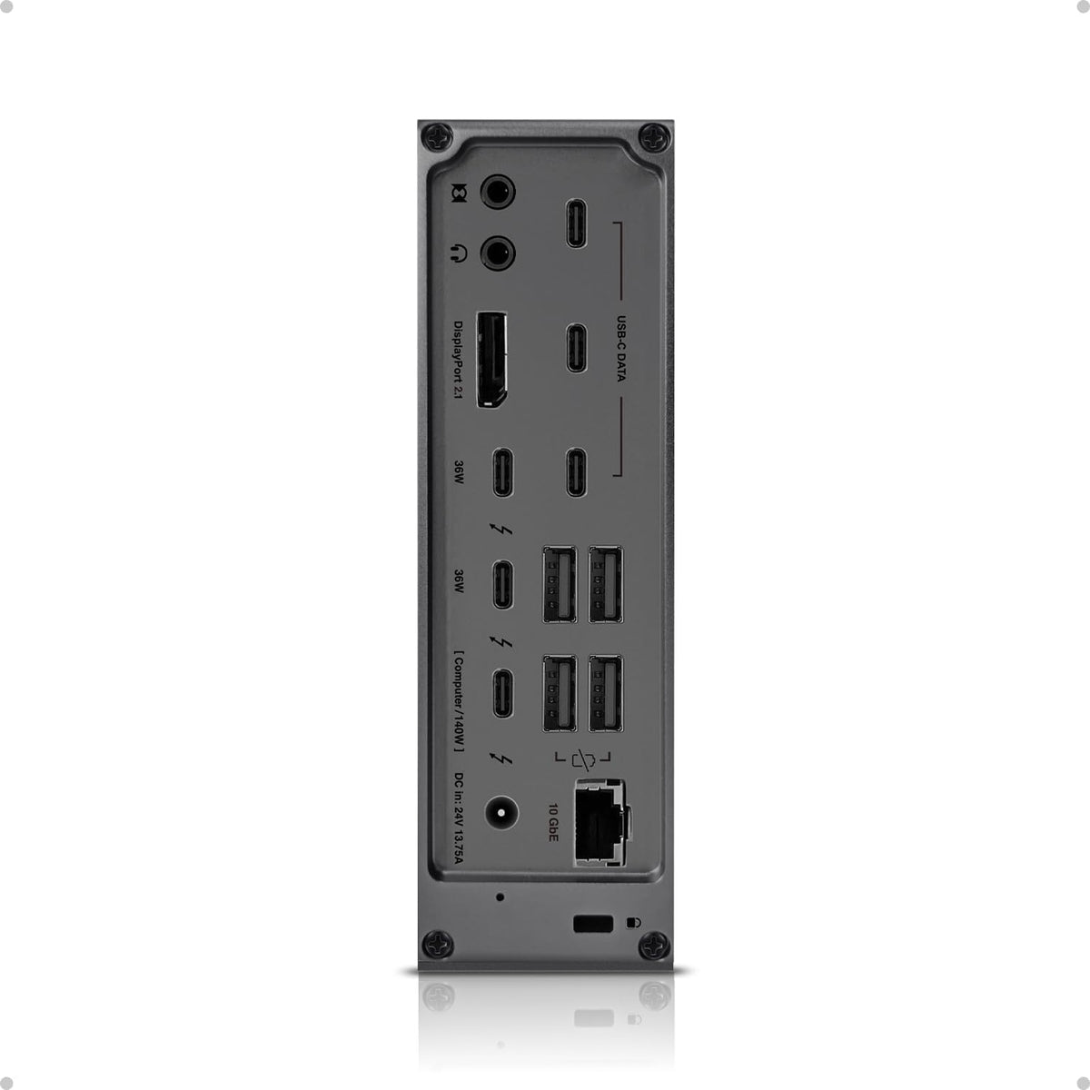 TS5 Plus Thunderbolt 5 Docking Station 20 Ports 140W Safe Charging for Mac and Windows Laptops