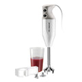 Stabmixer 90310 M 122 S weiß mit Zubehör 10000 bis 16000 Upm 140 Watt Ergonomisches Griffdesign Twinschalter