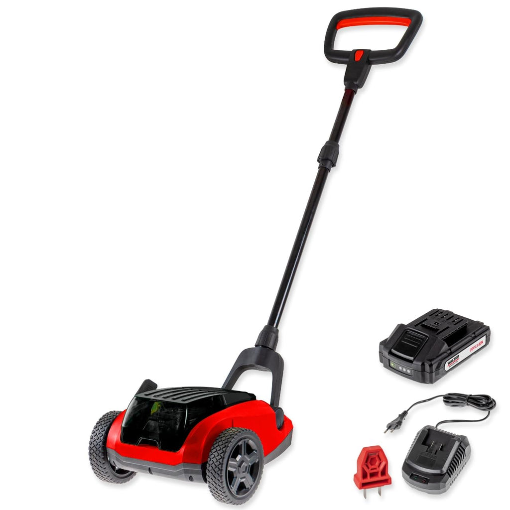 Akku Handrasenmäher 20V mit einstellbarer Schnitthöhe 25 bis 48 mm für präzisen Schnitt im Garten
