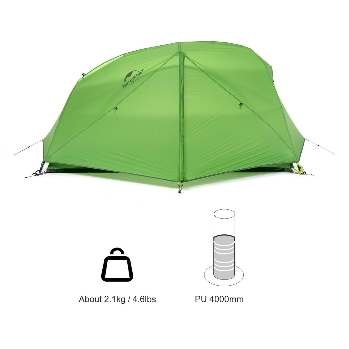 Star River Zelt 2 Personen Doppelzelt Ultraleicht Wasserdicht für Rucksackreisen Wandern Camping