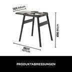 Woodfire Verstellbarer Ständer und Beistelltisch für Außenofen und Grill als praktisches Zubehör