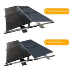 Solar Halterung Flachdach Ballast Montageset Dachbefestigung für 4 Solarmodule Photovoltaik