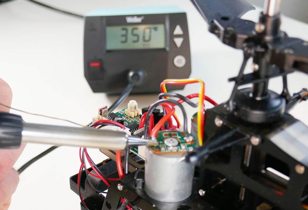 WE 1010 T0053298399 70 W 230 V digitale 1 Kanal Lötstation Temperaturbereich 100°C bis 450°C mit EU Stecker