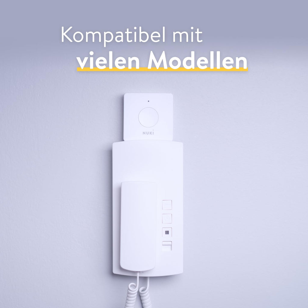 Opener Türöffner für Gegensprechanlagen in Mehrfamilienhäusern steuert per Smartphone WLAN Bridge erforderlich