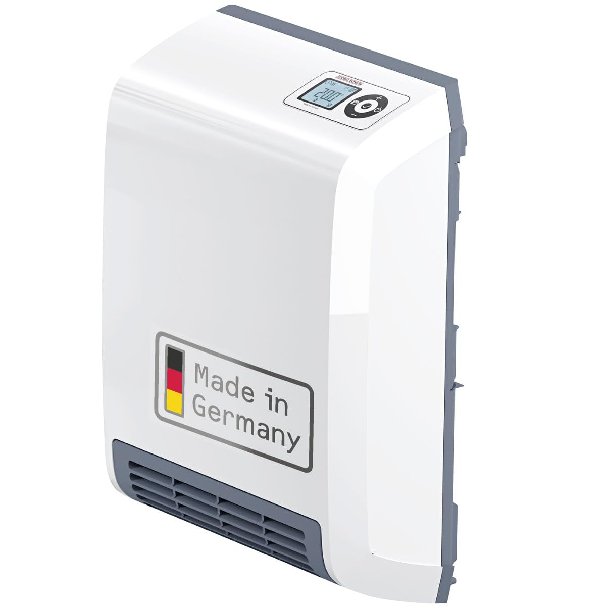 CK 20 Trend LCD Keramik Heizlüfter energiesparend für ca 25 m² TÜV Wochentimer Bad 2 kW 236653