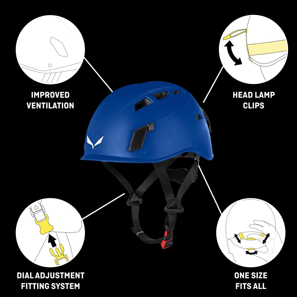 Klettersteig Komplettset Attac Evo Toxo 3.0 für sicheres Klettern mit Karabinern und Bandfalldämpfer