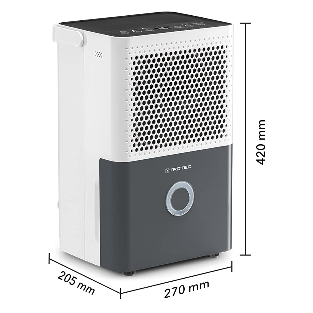 TTK 33 E Luftentfeuchter 14 L pro Tag für Räume bis 15 m² bzw 37 m³ ideal und leise für Wohnräume