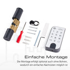 Elektronisches Türschloss secuENTRY Entry Home 2.0 für Haustüren mit Code App Funkschlüssel inkl Zylinder