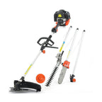 Benzin Motorsense FX-MT152E 5in1 Multitool 52ccm 3PS Kombigerät für Rasen Heckenschnitt und Garten