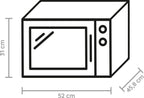 MWA 49 SL Mikrowellenbackofen freistehend Dampfgarfunktion 3D AutoClean 6 Stufen 25 l DualCrisp und CrispFry