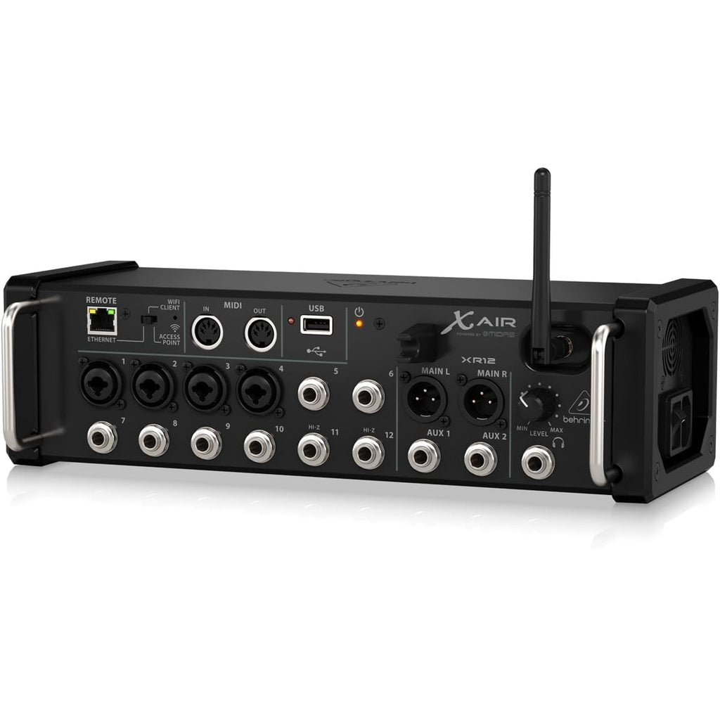 X AIR XR12 Digitalmixer 12 Eingänge iPad Android Tablets 4 Vorverstärker 8 Line Eingänge WLAN USB Recorder