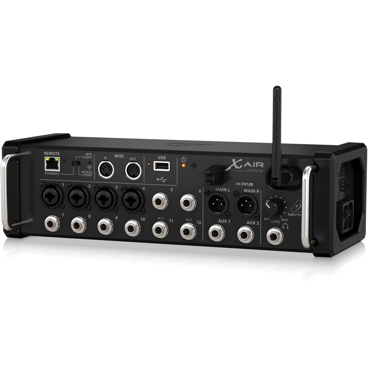 X AIR XR12 Digitalmixer 12 Eingänge iPad Android Tablets 4 Vorverstärker 8 Line Eingänge WLAN USB Recorder