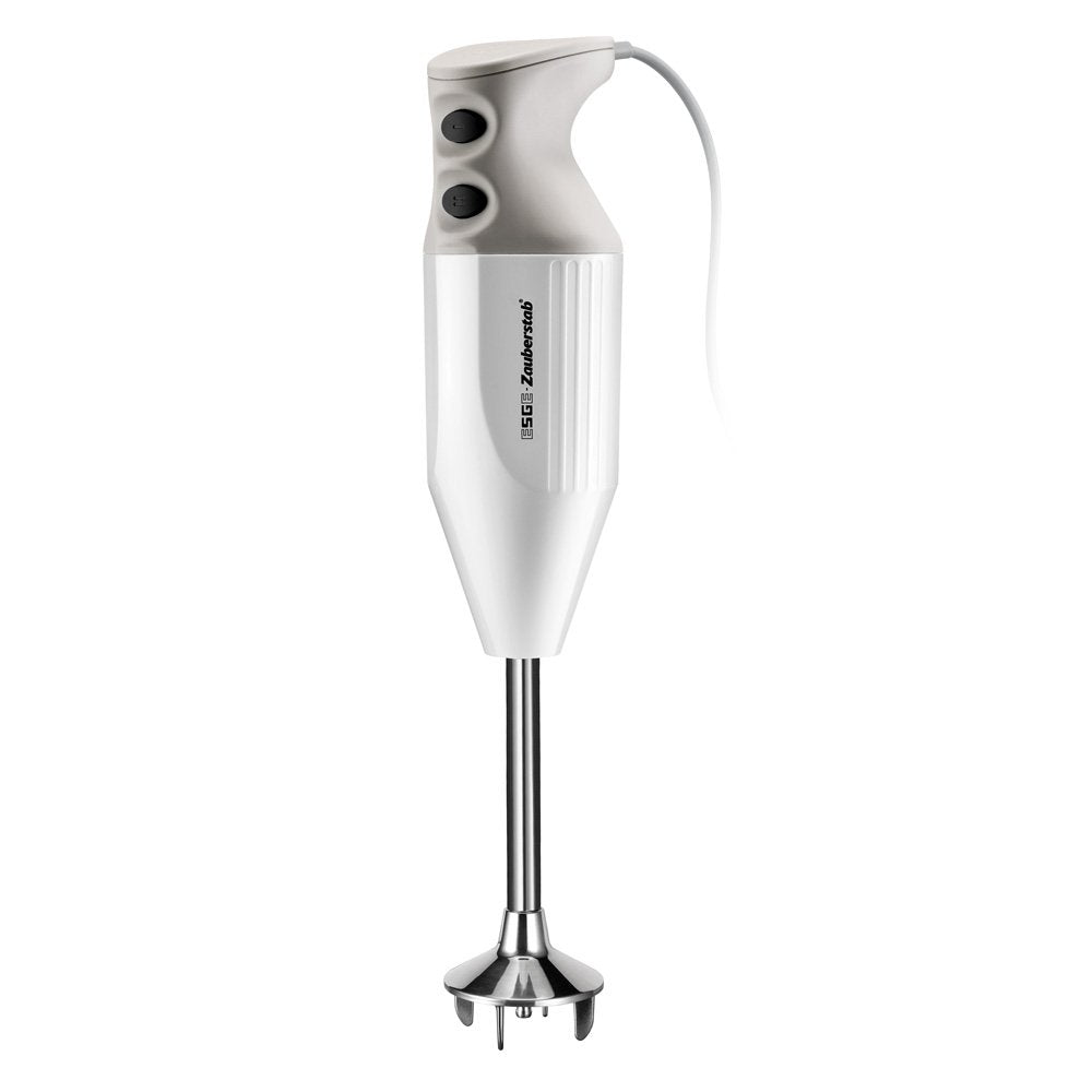 Stabmixer 90310 M 122 S weiß mit Zubehör 10000 bis 16000 Upm 140 Watt Ergonomisches Griffdesign Twinschalter
