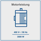 Elektrischer Holzspalter HL810 Brennholzspalter mit 8 Tonnen Spaltkraft und 3500W Motor für Brennholz