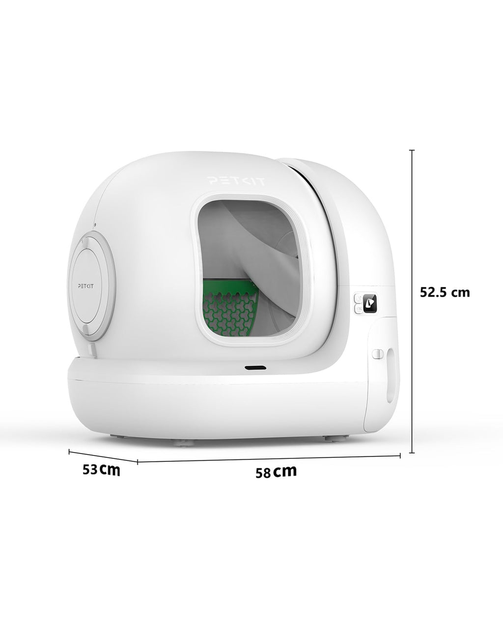 Pura Max 2 selbstreinigende Katzentoilette 76L xSecure Geruchsbeseitigung App Steuerung für mehrere Katzen
