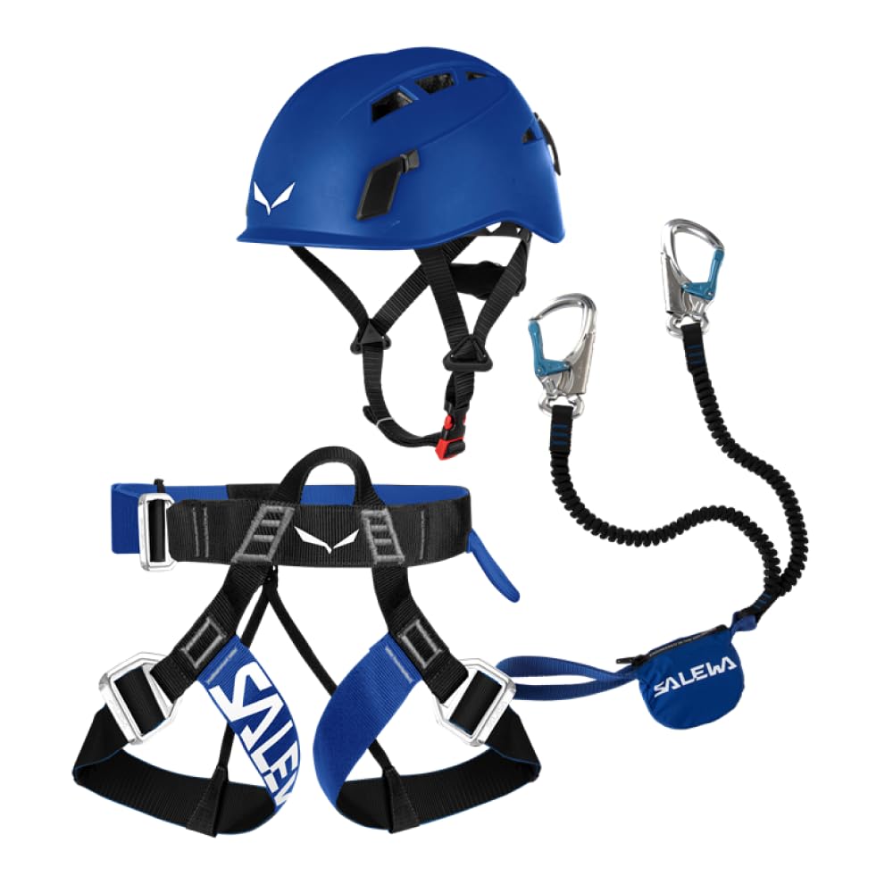 Klettersteig Komplettset Attac Evo Toxo 3.0 für sicheres Klettern mit Karabinern und Bandfalldämpfer