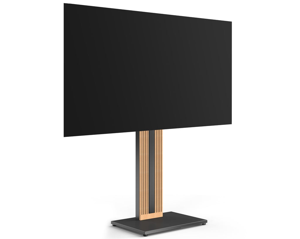 TV Ständer aus Buchenholz für 32 bis 65 Zoll Fernseher bis 40 kg Zen Serie Standfuß TV Möbel