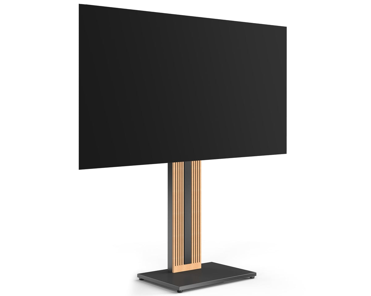 TV Ständer aus Buchenholz für 32 bis 65 Zoll Fernseher bis 40 kg Zen Serie Standfuß TV Möbel