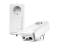 Giga Bridge Koaxial Set Netzwerklösung zum Verbinden von ONT und Router inklusive Kabel Weiß 07114