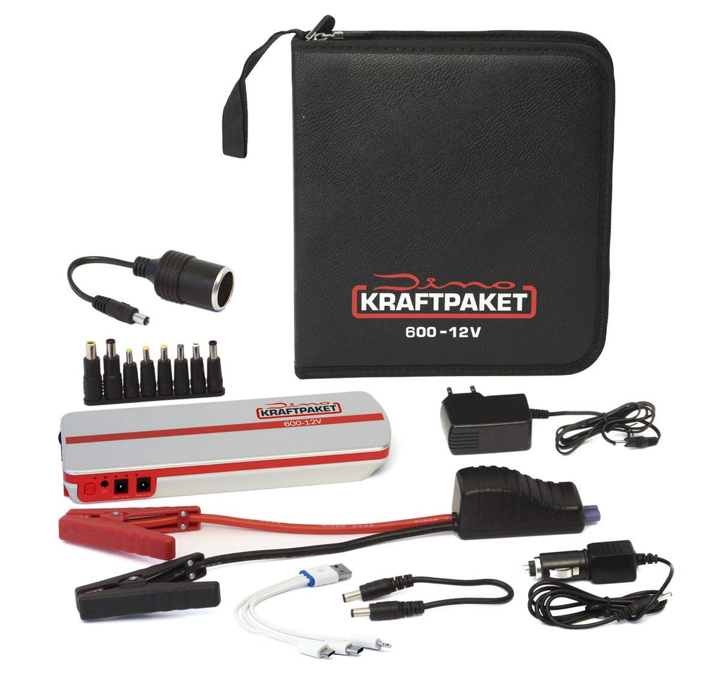 Starthilfegerät 12V 600A 66.6Wh 18000mAh Diesel Benziner Kfz Motorrad Boot Blei Säure GEL EFB AGM Batterie