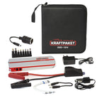 Starthilfegerät 12V 600A 66.6Wh 18000mAh Diesel Benziner Kfz Motorrad Boot Blei Säure GEL EFB AGM Batterie