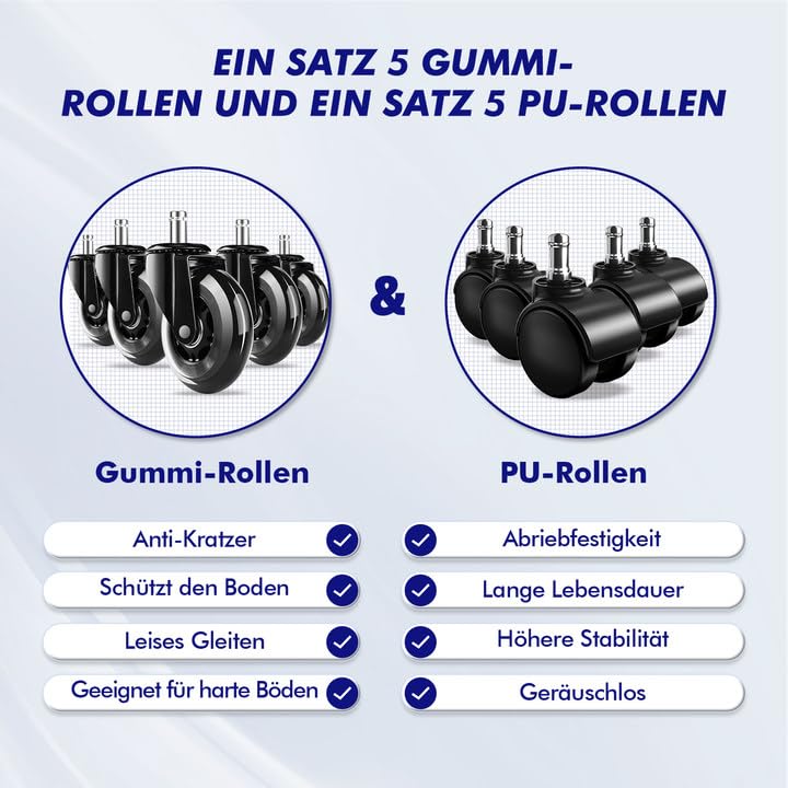 Ergonomischer Bürostuhl verstellbare Armlehnen Kopfstütze Naturschwamm Lendenstütze Wippfunktion 200kg Schwarz