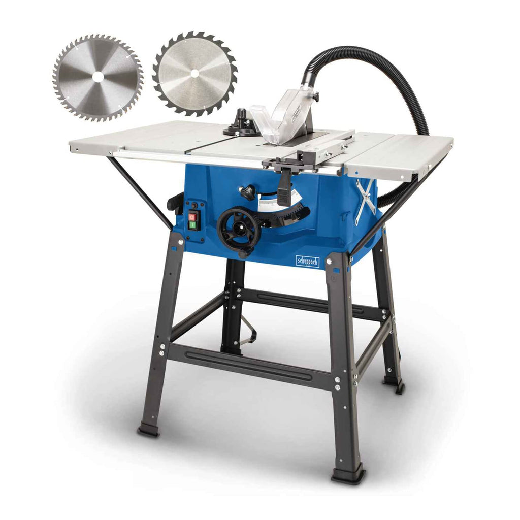 Tischkreissäge HS100S 230V 2000W Schnitthöhe 85mm Sägeblatt 250mm Tischverbreiterungen 2. Sägeblatt 642x940mm