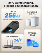 5MP Videotürklingel mit Chime 2,4 GHz und 5 GHz WLAN 180 Grad Ultraweitwinkel für den Hauseingang
