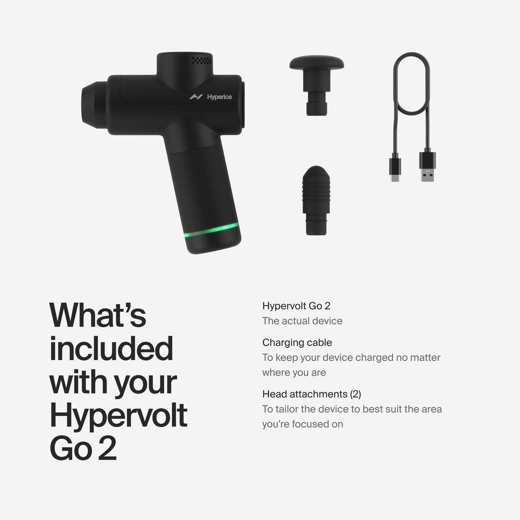 Hypervolt Go 2 Handmassagepistole Perkussionsmassage für Tiefengewebe Muskelentspannung Massagegerät