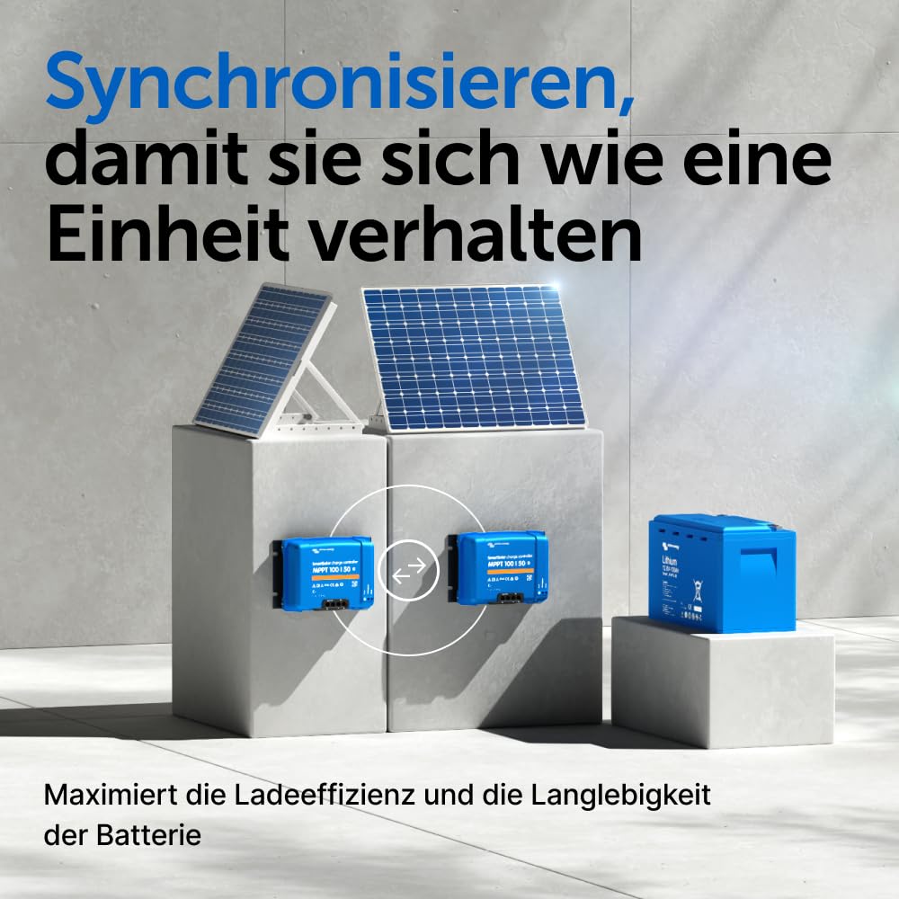 SmartSolar MPPT Solarladeregler 100V 50A 12V 24V Bluetooth für Wohnmobil Boot Inselanlage Solaranlage