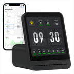 Air Quality Monitor Gen 2 Indoor Detects PM2.5 CO2 PM10 Noise Temperature Humidity Upgraded Alarm Clock Tester