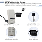 GW1210 WLAN Wetterstation GW1200 WS90 7 in 1 Außensensor Temp Feuchte Barometer Hausautomation 868 MHz 2,4 GHz