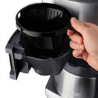 Filterkaffeemaschine Grind Brew 1,25 l 1 bis 10 Tassen Kaffeemaschine mit integriertem Mahlwerk