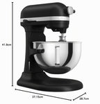 Küchenmaschine Heavy Duty mit Schüsselheber 5,2 L matt schwarz 5KSM55SXXEBM für Teig und Backen