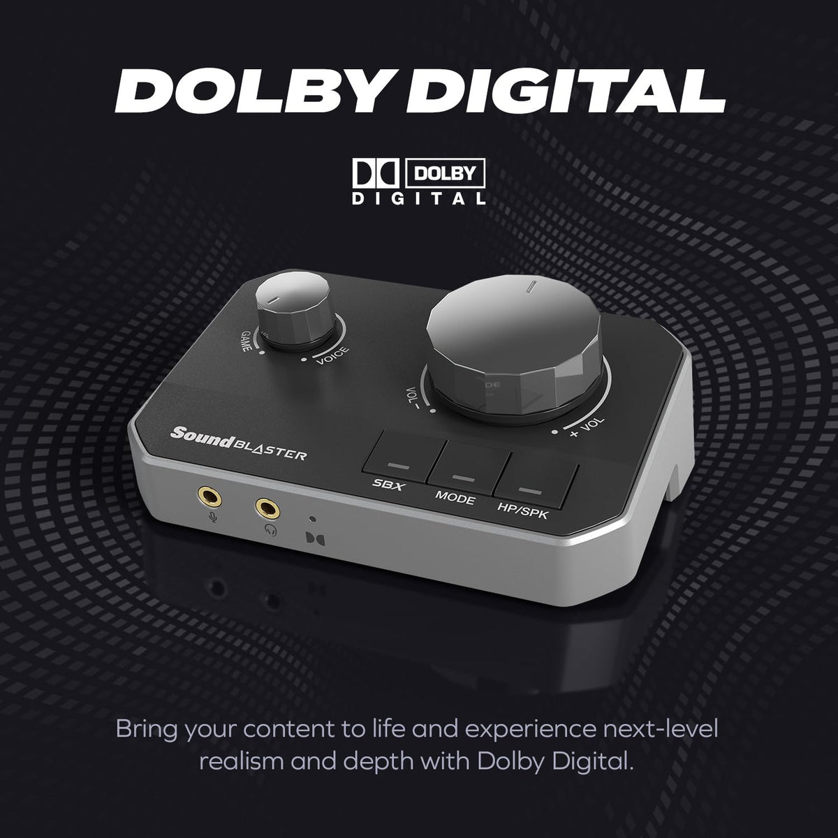 G8 HiRes Gaming USB DAC mit dualem USB Audiomixing und anpassbarer Acoustic Engine und 10 Band Equalizer