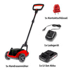Akku Handrasenmäher 20V mit einstellbarer Schnitthöhe 25 bis 48 mm für präzisen Schnitt im Garten
