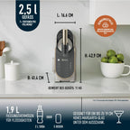 SLUSHi Maschine für Slush Eis Cocktails Frappé Milchshakes und gefrorenen Saft mit WhisperChill Technology