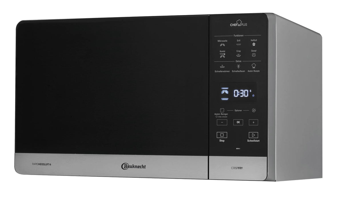 MWA 49 SL Mikrowellenbackofen freistehend Dampfgarfunktion 3D AutoClean 6 Stufen 25 l DualCrisp und CrispFry