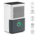 TTK 33 E Luftentfeuchter 14 L pro Tag für Räume bis 15 m² bzw 37 m³ ideal und leise für Wohnräume